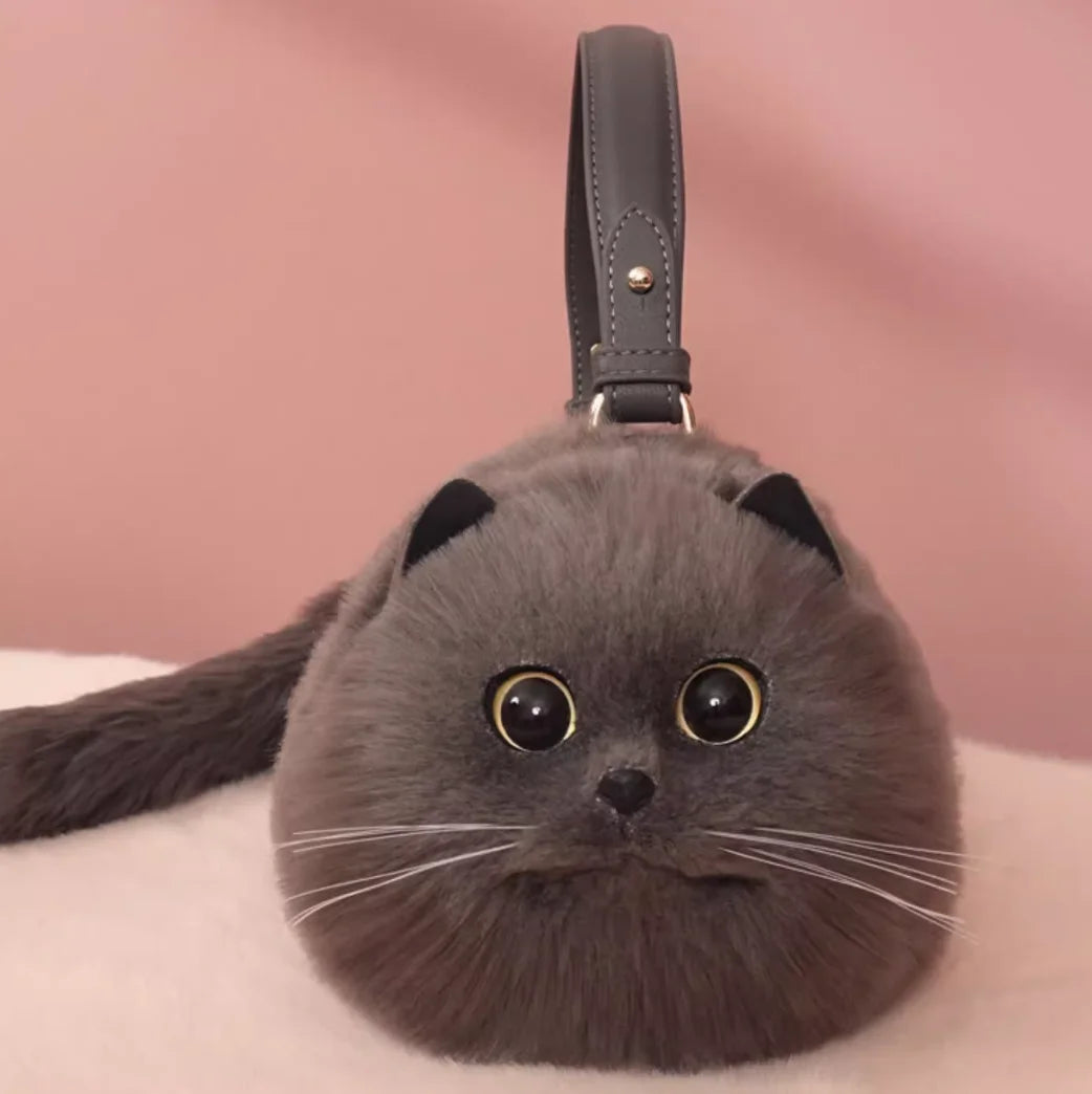 Kitty Couture - Ultra Realistic Purse That Turns Heads (Gray)