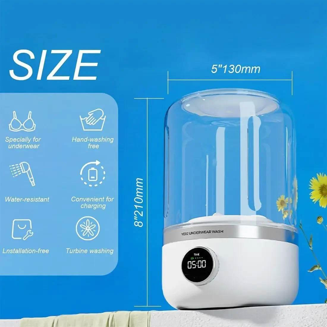 Spinny Mini Underwear Washer