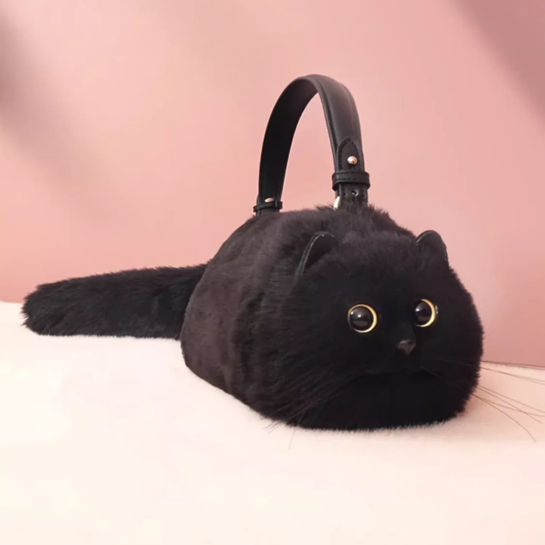 Kitty Couture - Ultra Realistic Purse That Turns Heads (Golden Pearl)
