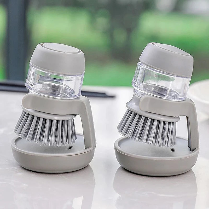Dish brush with soap dispenser| chelseacharm.com
