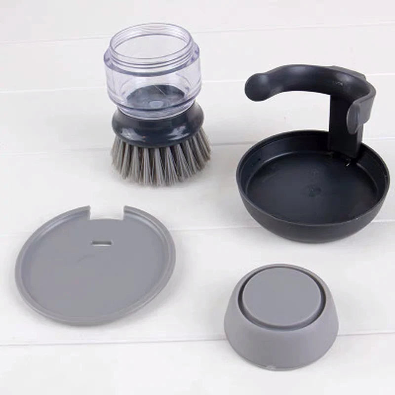 Dish brush with soap dispenser| chelseacharm.com