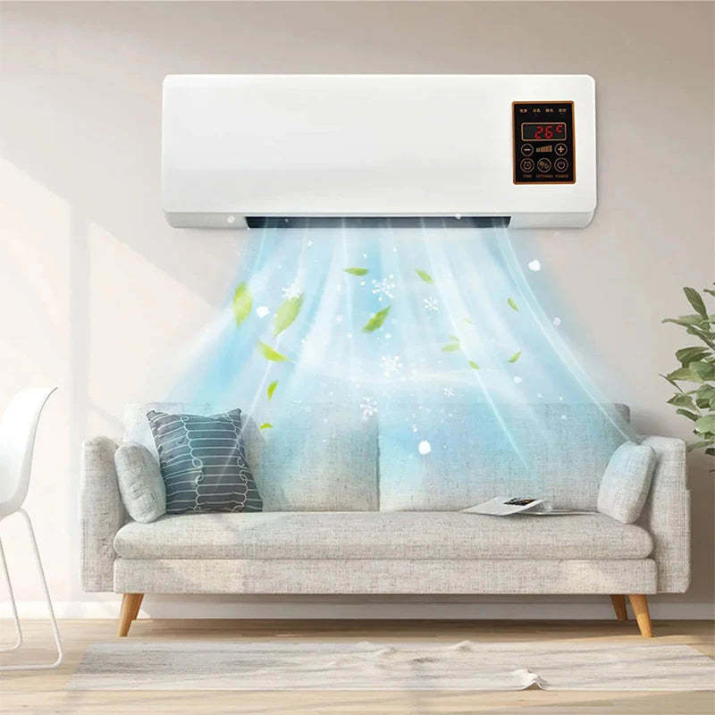 EasyCool All-Season Compact Air Conditioner & Heater — Plug & Play, Wall-Mount, Portable, and Travel-Friendly, No Complicated Setup! - US3