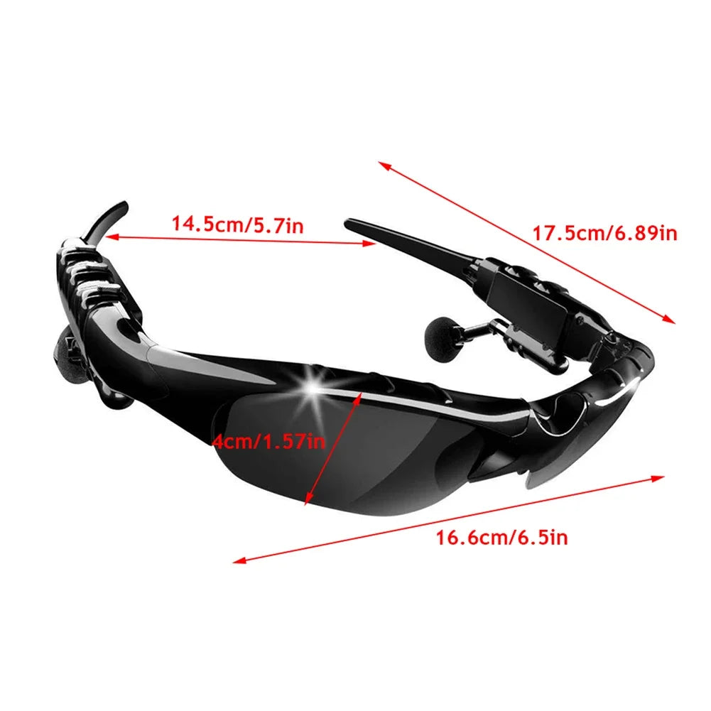 Smart Bluetooth Audio Glasses - Black