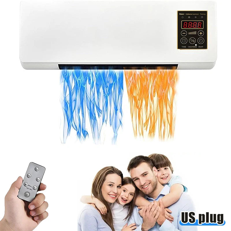 EasyCool All-Season Compact Air Conditioner & Heater — Plug & Play, Wall-Mount, Portable, and Travel-Friendly, No Complicated Setup! - US3