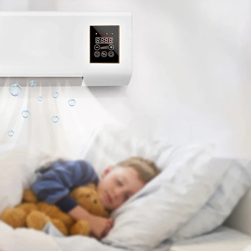 EasyCool All-Season Compact Air Conditioner & Heater — Plug & Play, Wall-Mount, Portable, and Travel-Friendly, No Complicated Setup!