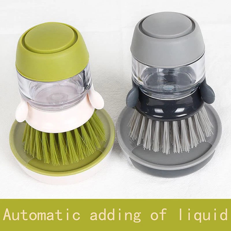 Dish brush with soap dispenser| chelseacharm.com