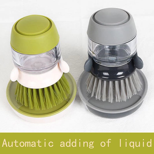 Dish brush with soap dispenser| chelseacharm.com