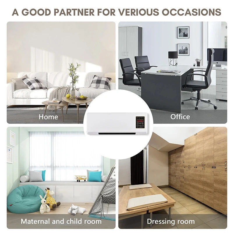 EasyCool All-Season Compact Air Conditioner & Heater — Plug & Play, Wall-Mount, Portable, and Travel-Friendly, No Complicated Setup! - US1