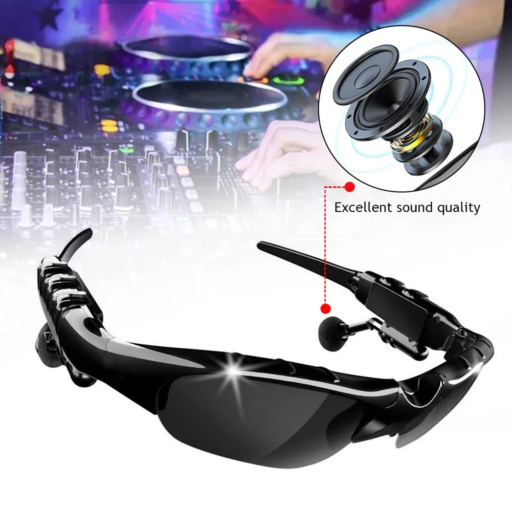 Smart Bluetooth Audio Glasses - White Lens