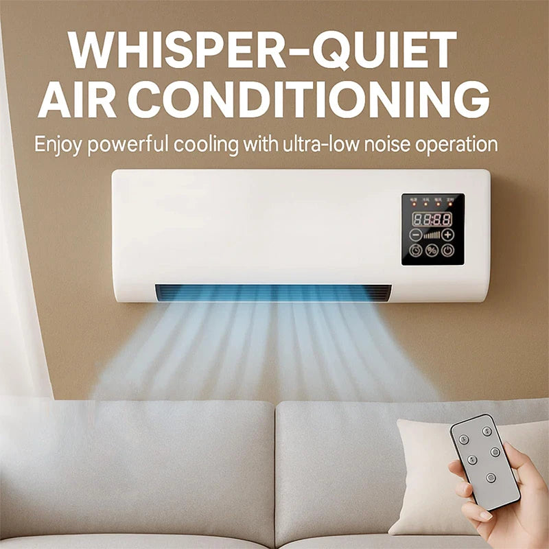 EasyCool All-Season Compact Air Conditioner & Heater — Plug & Play, Wall-Mount, Portable, and Travel-Friendly, No Complicated Setup! - US1