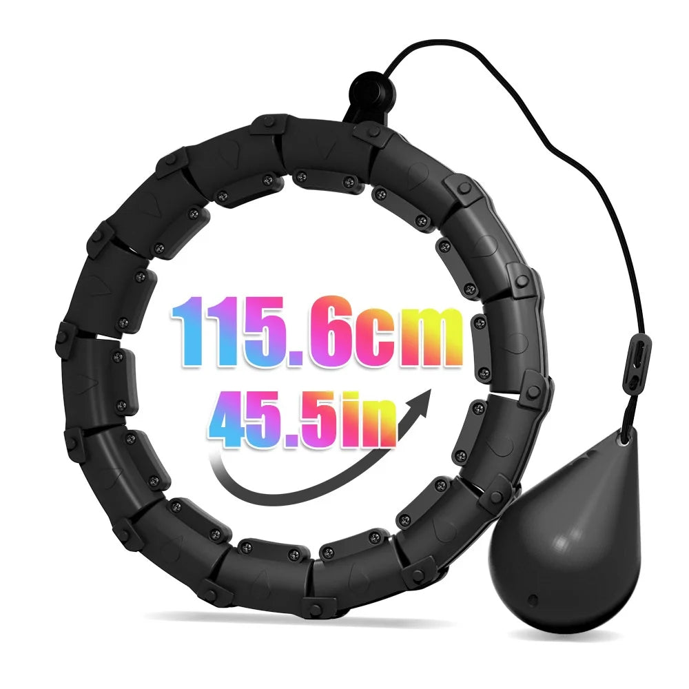 WaistShaper 360 Adjustable Weighted Fitness Hoop