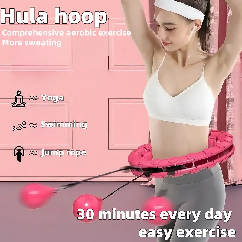 WaistShaper 360 Adjustable Weighted Fitness Hoop