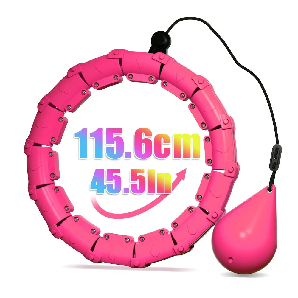 WaistShaper 360 Adjustable Weighted Fitness Hoop